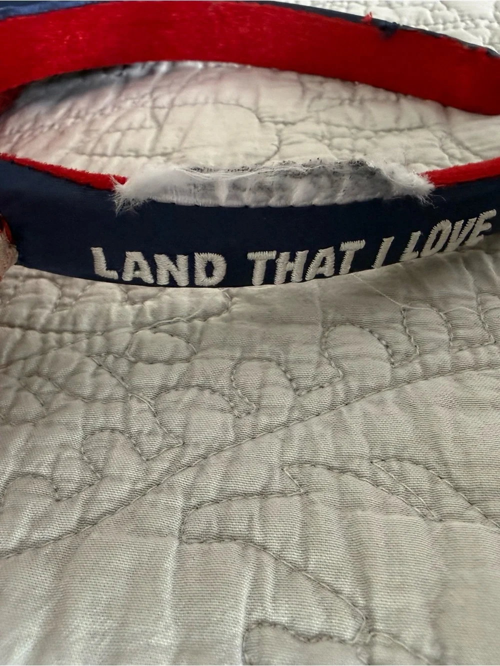 Disney Park Red white Blue Sequin Patriotic MM Ears Headband - Picture 3 of 4